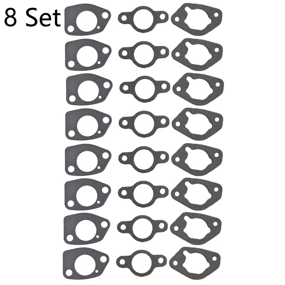Set of 8 Carburetor Gasket Kit for Honda GX340 GX390 (11HP 13HP) 188F
