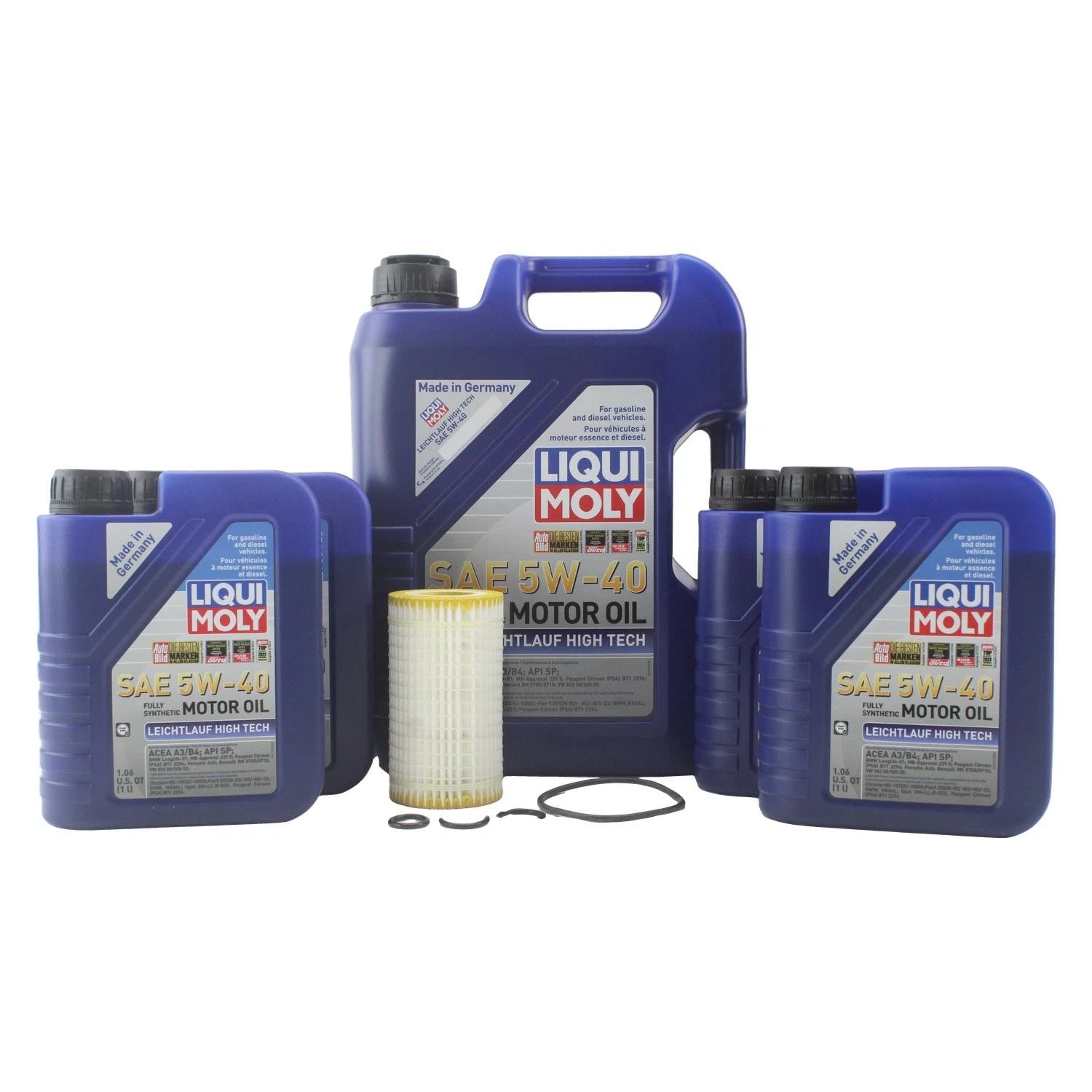 Oil Change Kit for Mercedes CLS550 (2007–2011) - 9L Liqui Moly 5W40