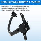Left Passenger Side Headlight Washer Nozzle for Subaru Forester (2014–2018)