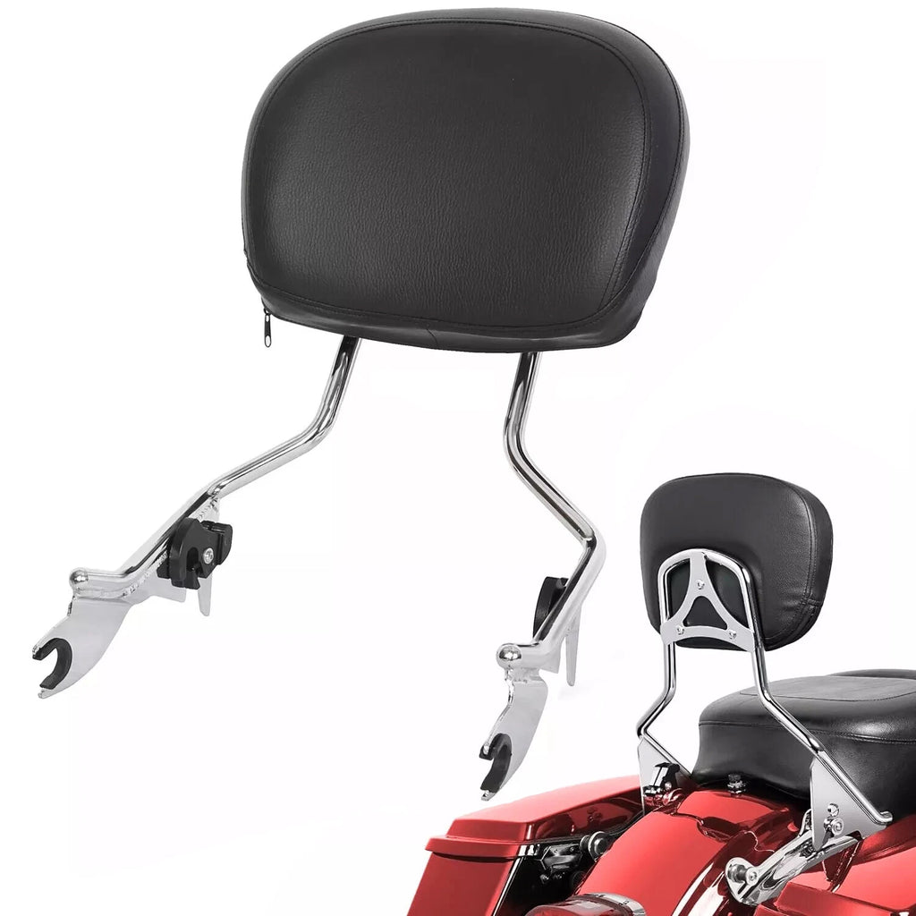 Detachable Back Rest Sissy Bar for Harley Touring Street Road Glide (2009–2026)