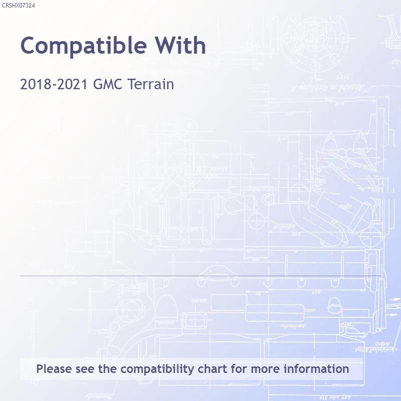 Replacement Primed Polypropylene Front Tow Hook Cover for 2018–2021 GMC Terrain