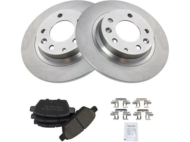 Rear Brake Pad and Rotor Kit for Mazda 6 (2006–2013) QM772CB