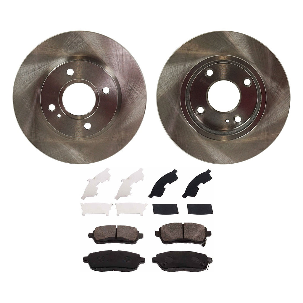 Brake Disc and Pad Kit for Ford Fiesta (2011–2019)