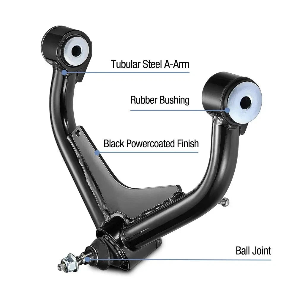 2-4" Lift Front Upper Control Arms for GMC Chevy Silverado 2500 3500HD (2000–2010)