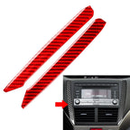 Central Console Side Cover Trim for Subaru Forester (2009–2013) Carbon Fiber Red