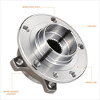 Set of 2 Wheel Hub Bearing Assemblies for Jeep Cherokee (2014–2023)