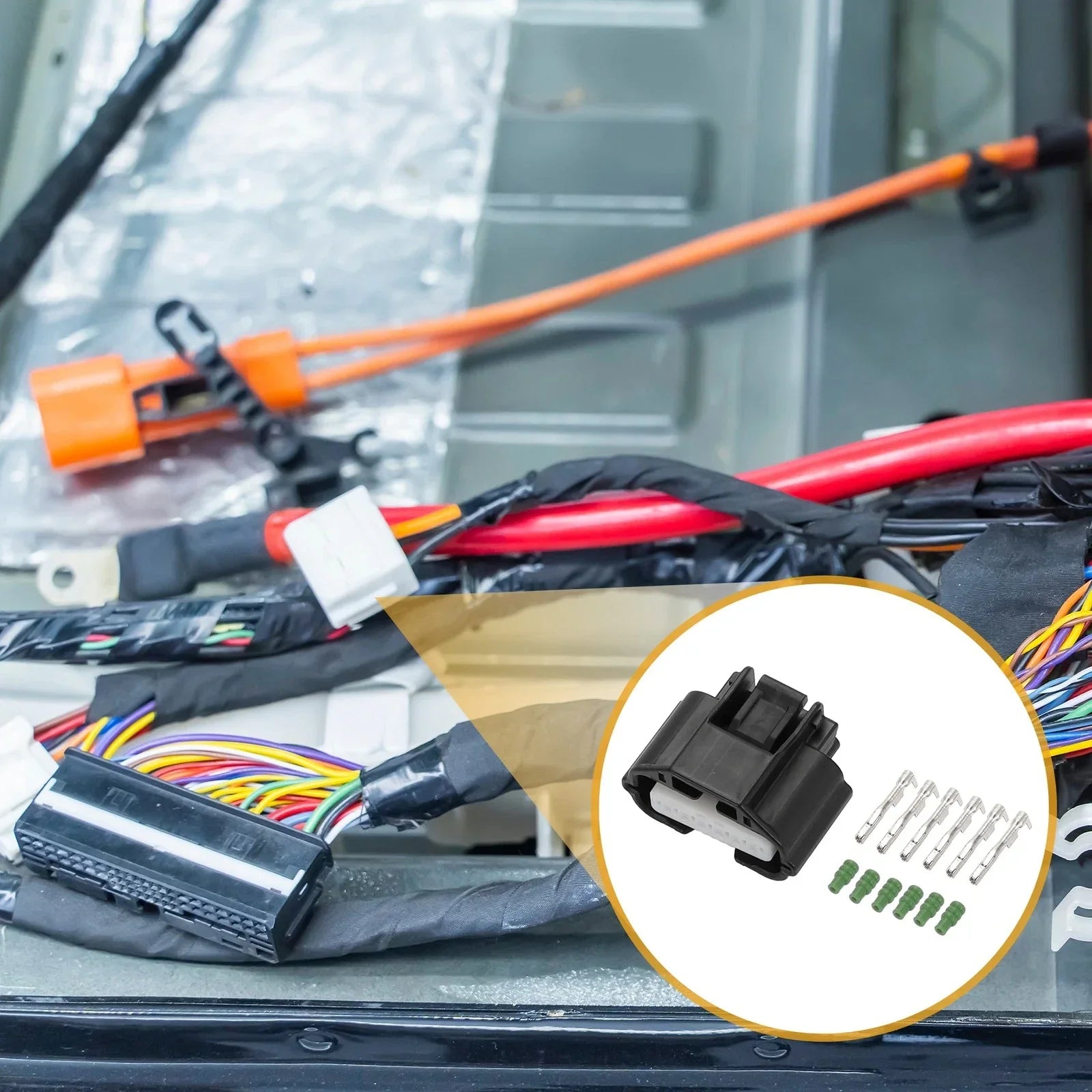 6 Pin Parking Assist Sensor Connector Plug for Hyundai EQUUS (2011-2016)