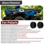 2X Matte Black Hub Cover for Polaris Sportsman 570 (2015–2025)