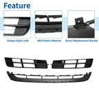 Set of 1 Front Lower Bumper Grille for Audi Q7 (2010–2015) No.4L0807681 Black