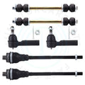 Set of 2 Inner Outer Tie Rods for Chevy Silverado 1500 HD GMC Sierra 3500 (2001–2007)