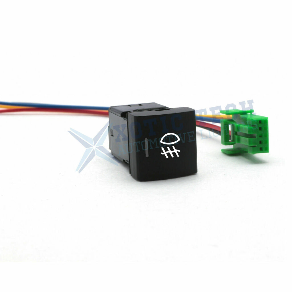 4-Pole 12V Push Button Switch with LED for Toyota Camry Corolla (2001-2024)