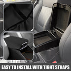 Center Console Pad Armrest Cover Protector for Ford F150 (2015–2020) Black