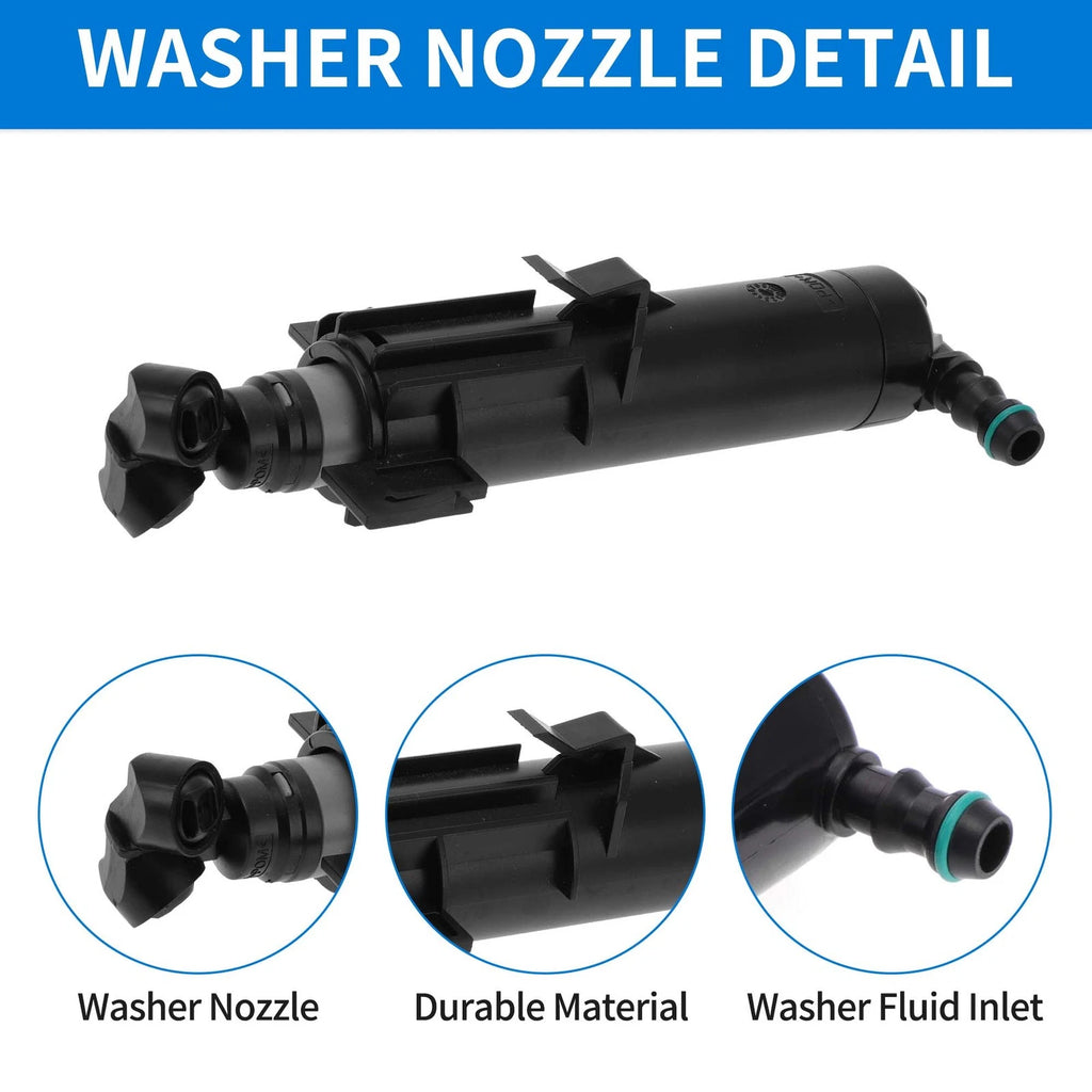 Front Driver Side Headlight Washer Nozzle for Audi A4 S4 allroad (2009–2016) No. 8K0955101B