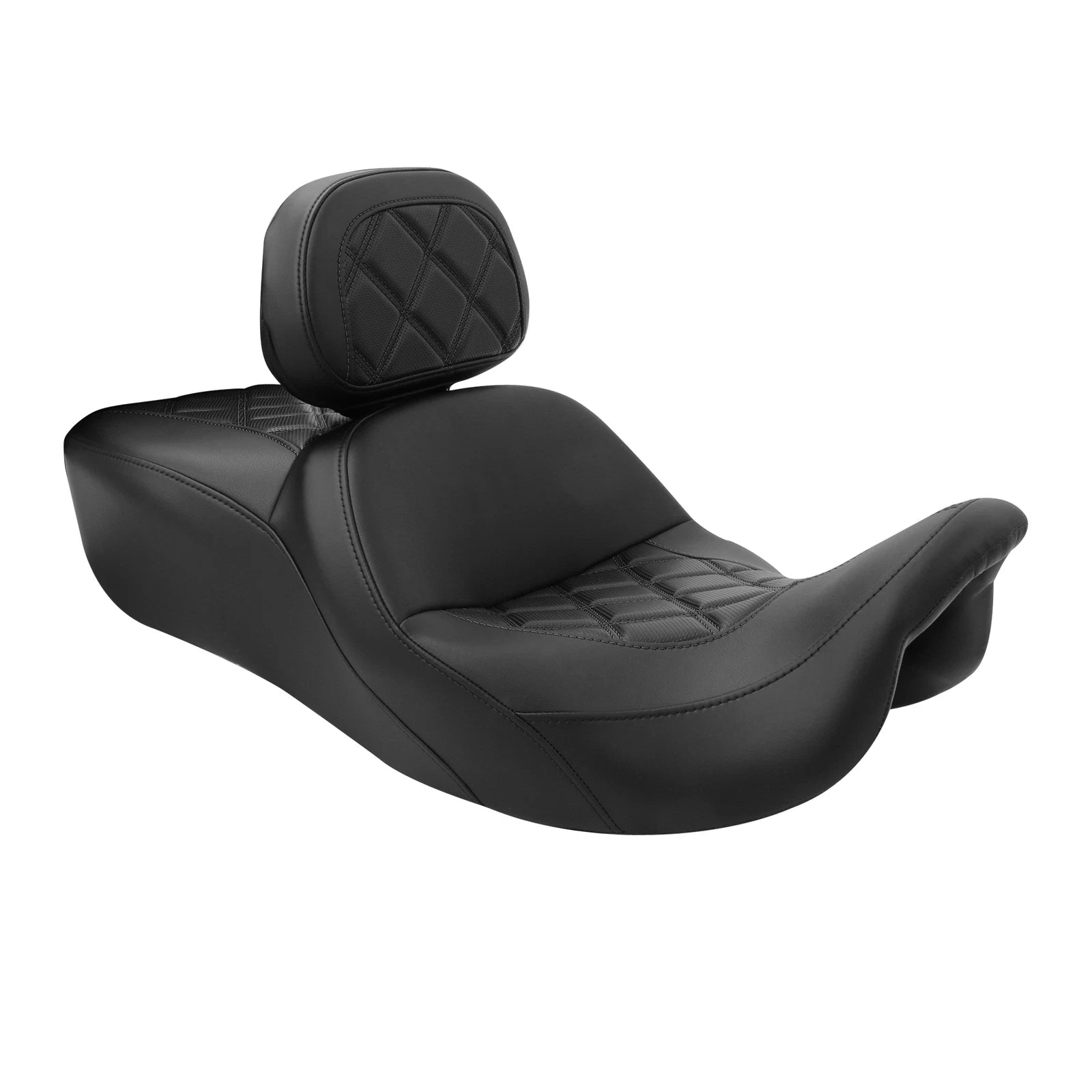 Driver Passenger Seat & Rider Backrest for Harley Street Glide (2009–2023)