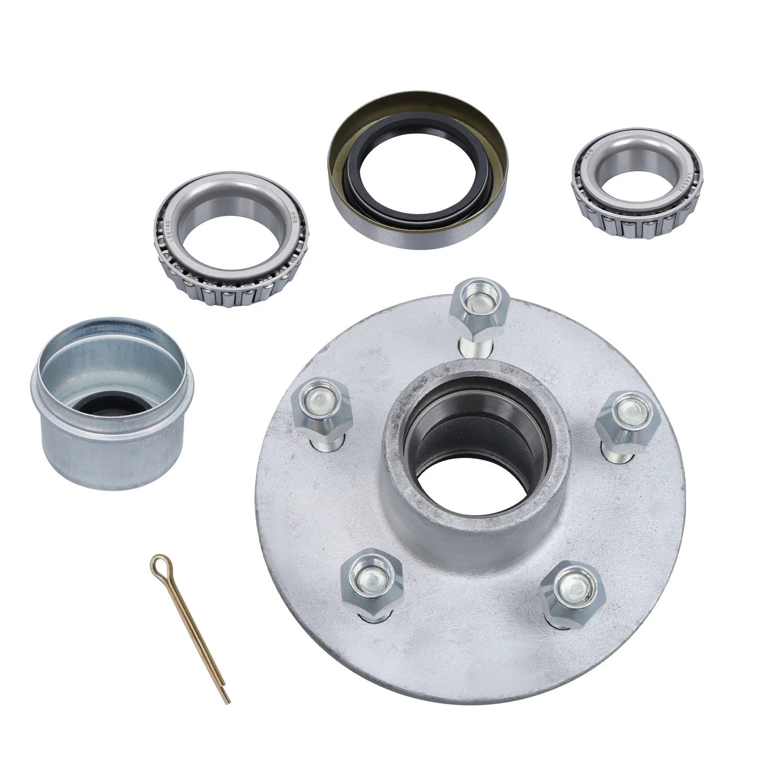 Bearing Kit and Lug Nuts for Boat Trailer (5 Lug, 5-4.5)