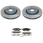 Front Rotors & Brake Pads Kit for Dodge Durango (2011–2023)
