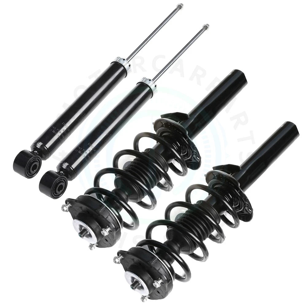 Set of 4 Complete Strut Assembly & Shock Absorbers for Volkswagen Passat Golf (2006–2009)