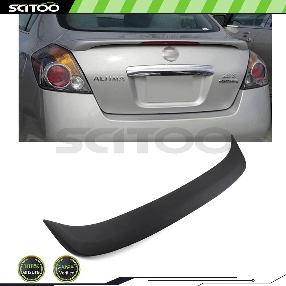 Rear Trunk Spoiler Wing with LED Brake Light for Nissan Altima (2007–2012)