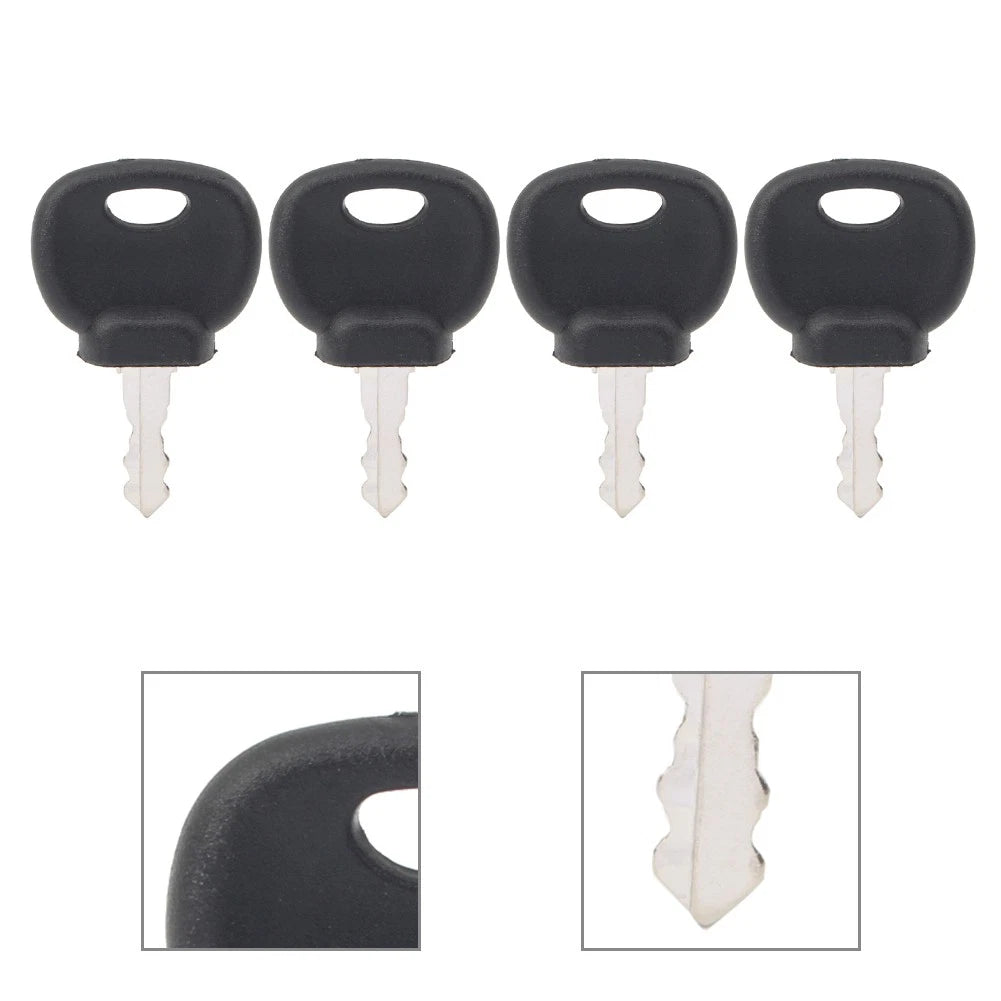 4X Ignition Key 14607 14707 for Bomag Dynapac Terex Vibromax NH
