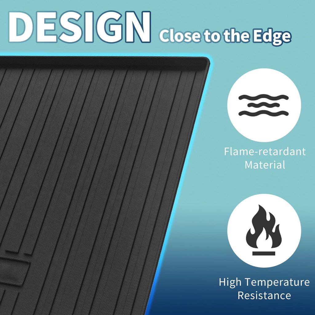 Flat Face Cargo Liner Rear Trunk Mat for Mitsubishi Outlander (2022–2024) TPE