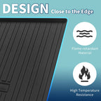 Flat Face Cargo Liner Rear Trunk Mat for Mitsubishi Outlander (2022–2024) TPE