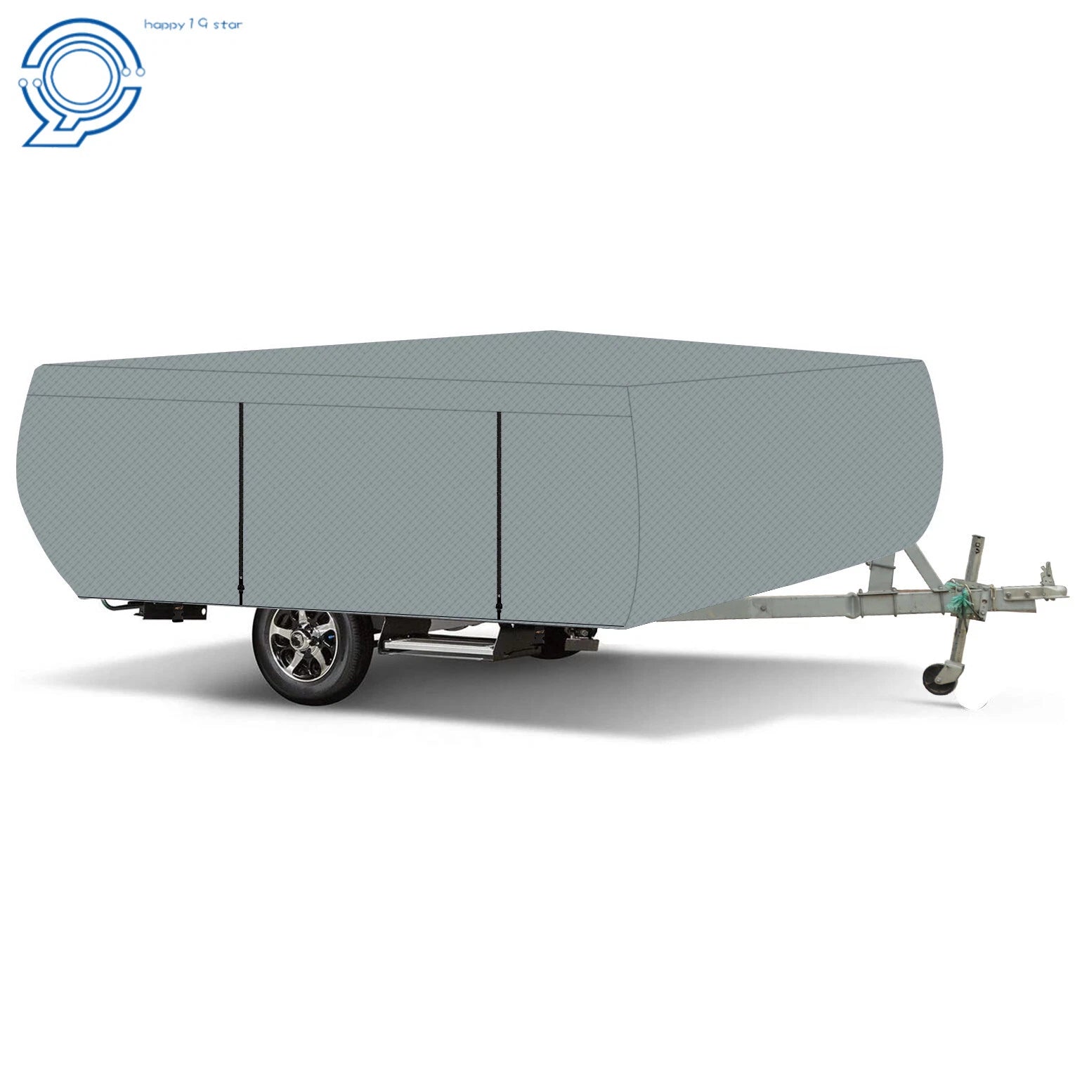 Folding Pop Up Trailer RV Cover for 16-18 FT (Anti-UV)