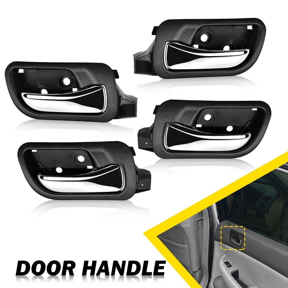 Set of 4 Interior Door Handles for Honda Accord (2003–2007)