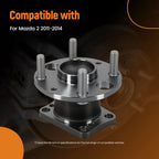 2X Rear Wheel Hub Bearing for Mazda 2 (2011–2014) 512468 HA590431 D6512615XE