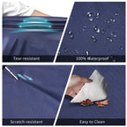 Car Cover for Blue Vehicle (Waterproof, UV Resistant, All Weather)