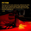 4X LED Rock Lights for Offroad SUV Pickup Truck (H)
