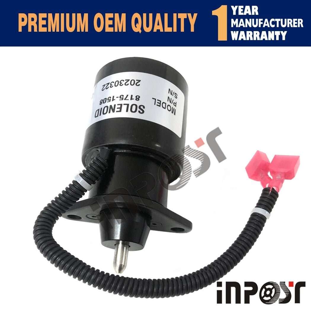 24V Diesel Engine Solenoid Actuator for Yanmar 0200-12 (8175-1508, Woodward APECS)