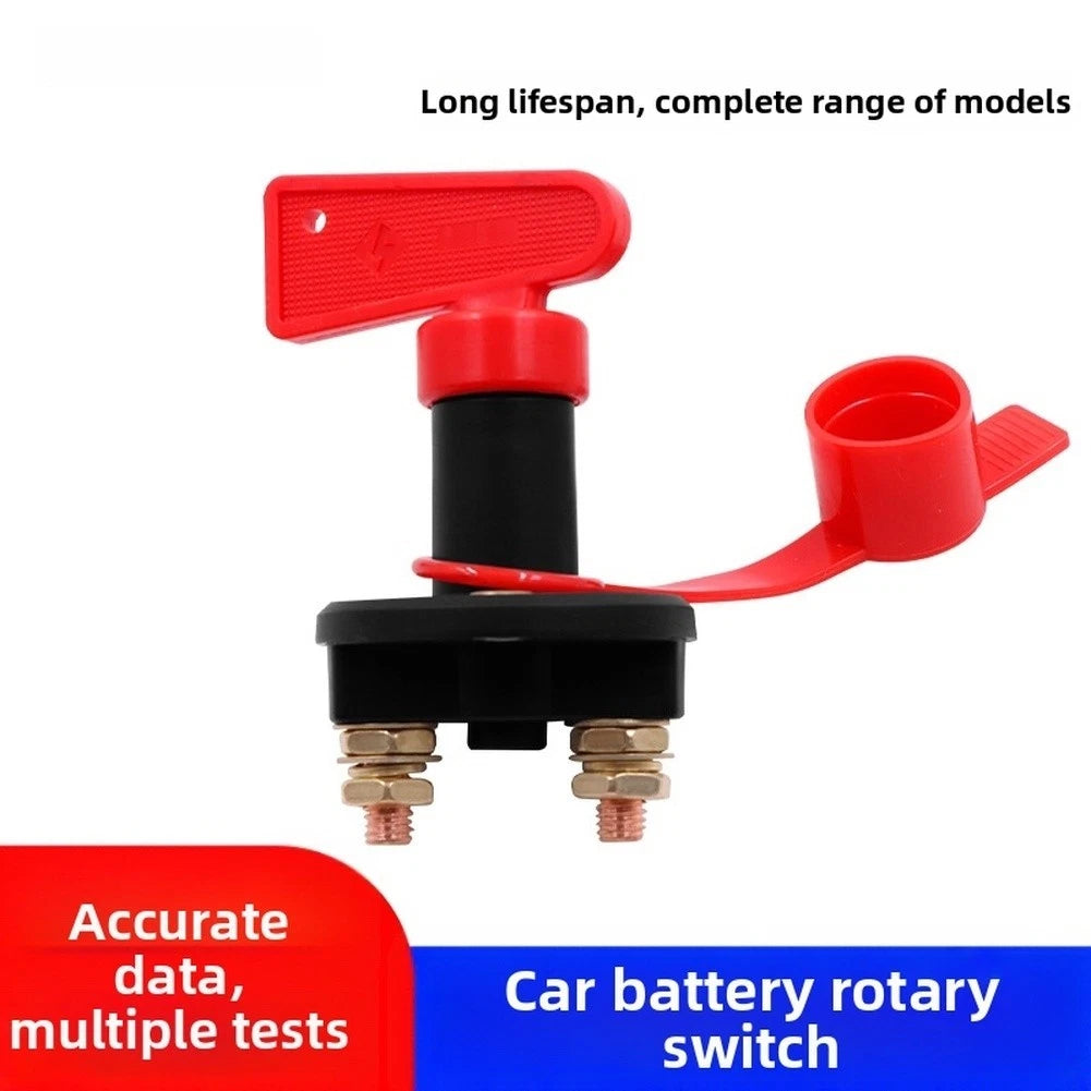 Boat Battery Power Switch Waterproof Rubber Cap Metal Construction