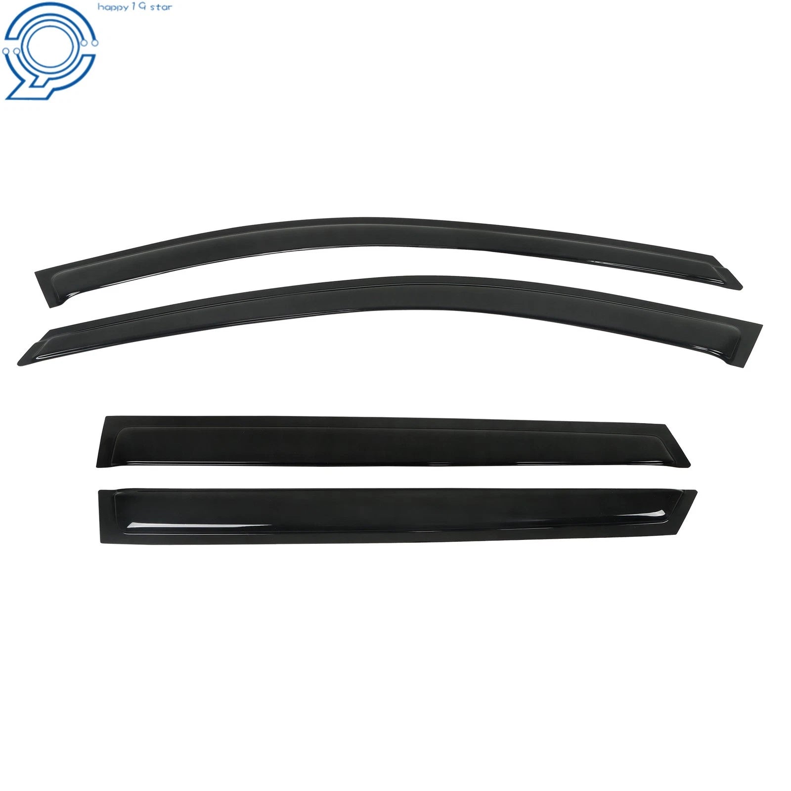 Set of 4 Window Visors for Mazda CX-9 (2016–2021)