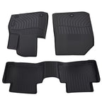 Black All-Weather TPE Floor Mats for Hyundai Palisade (2020–2024)