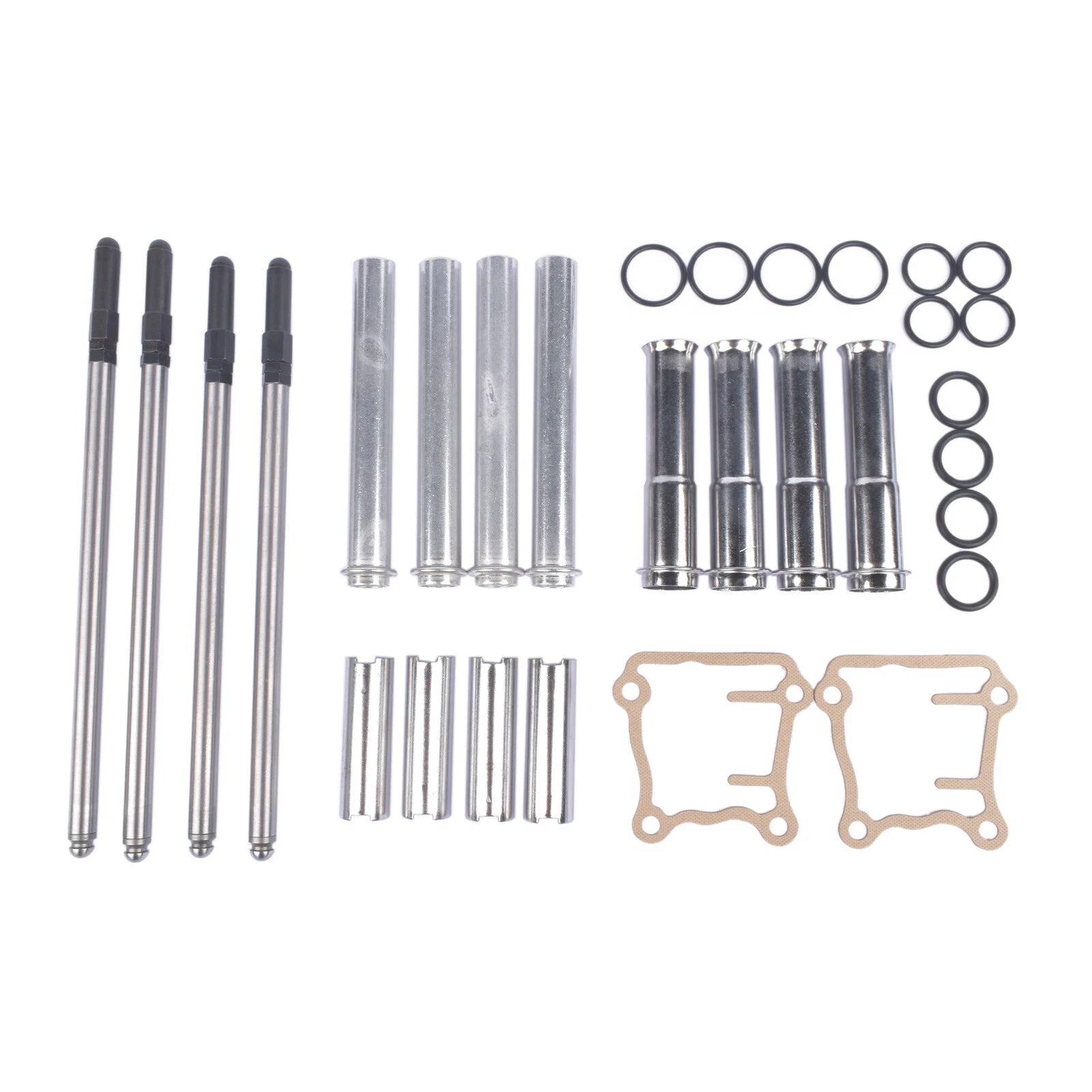Adjustable Pushrod & Cover Kit for Harley Davidson Touring Softail Dyna (1999-2017)