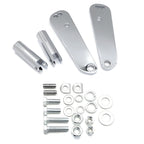 Adjustable Chrome Highway Foot Peg Mount Kit for Harley Dyna FXD (1991–2017)