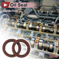 2X Oil Seal Rotary Shaft Seal for Various Models (35x48x7mm) FKM Rubber