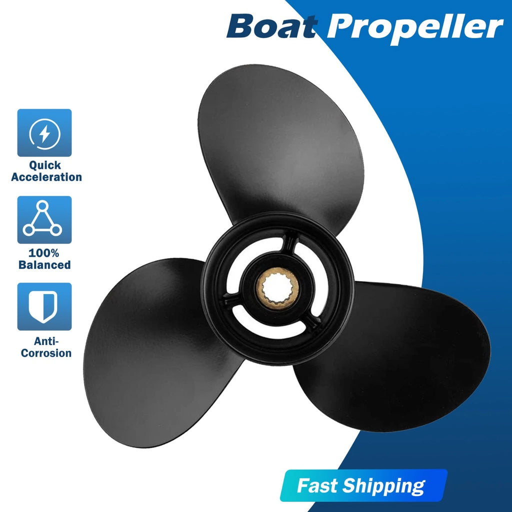 9 1/4 x 12 Outboard Propeller for Mercury 9.9-20HP (14 Spline, RH)