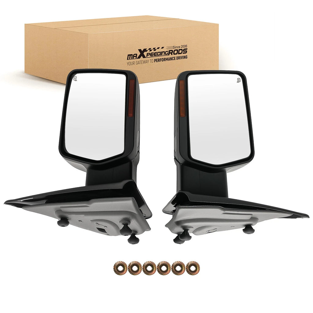 Power Chrome Side View Mirror for Ford F150 (2004–2014) Heated LED Towing