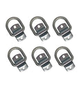 Set of 6 Bolt-on D-Ring & Clip for Universal Products (Fits 27014, DR050-GZ)