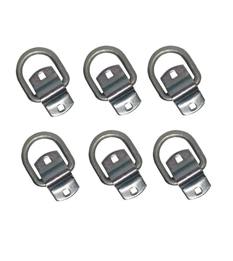 Set of 6 Bolt-on D-Ring & Clip for Universal Products (Fits 27014, DR050-GZ)