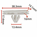 6x Fender Flare Retainer Clip for Fender Flare Plastic Retainers