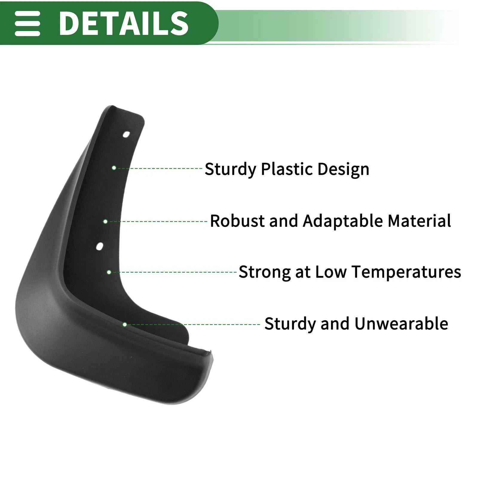 Mud Flaps Splash Guards for Mitsubishi Lancer-ex (2010–2016)