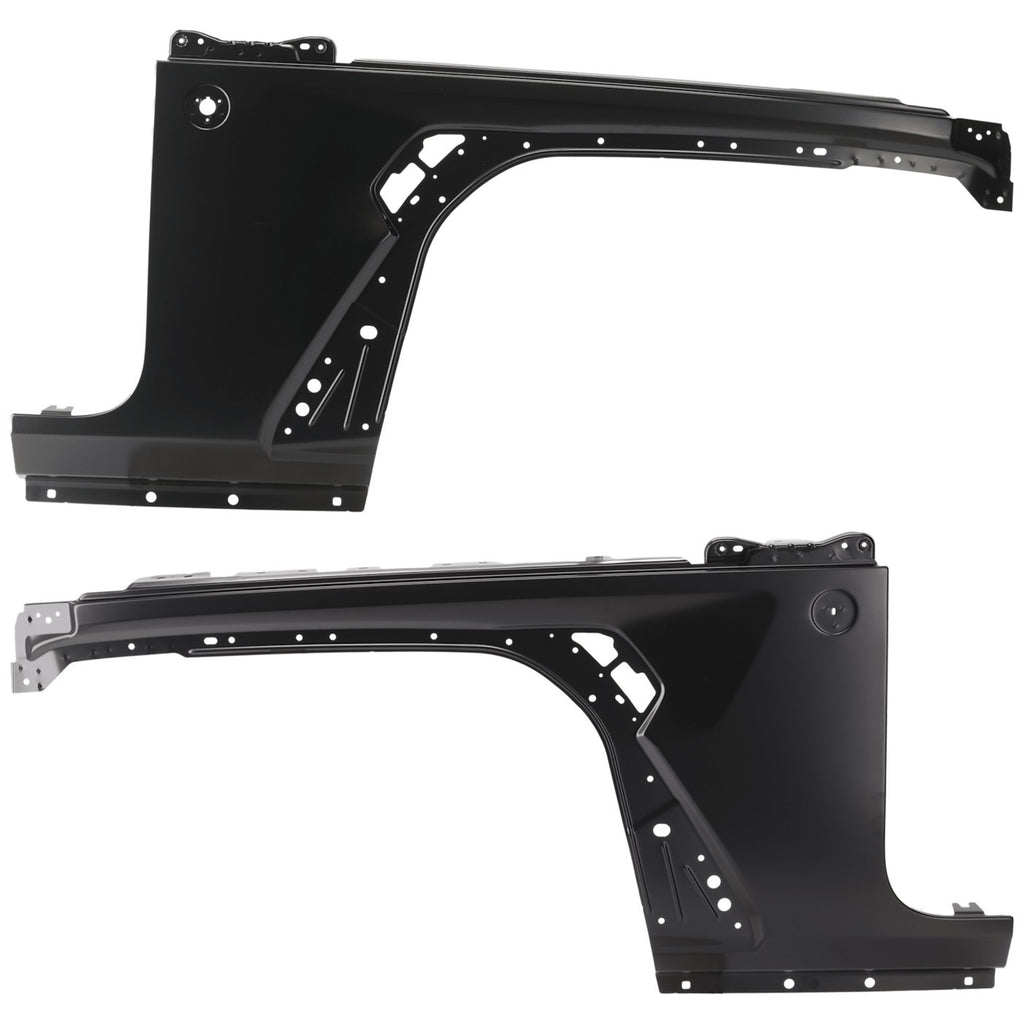 Set of 2 CAPA Aluminium Fenders for Jeep Wrangler (2018–2024)