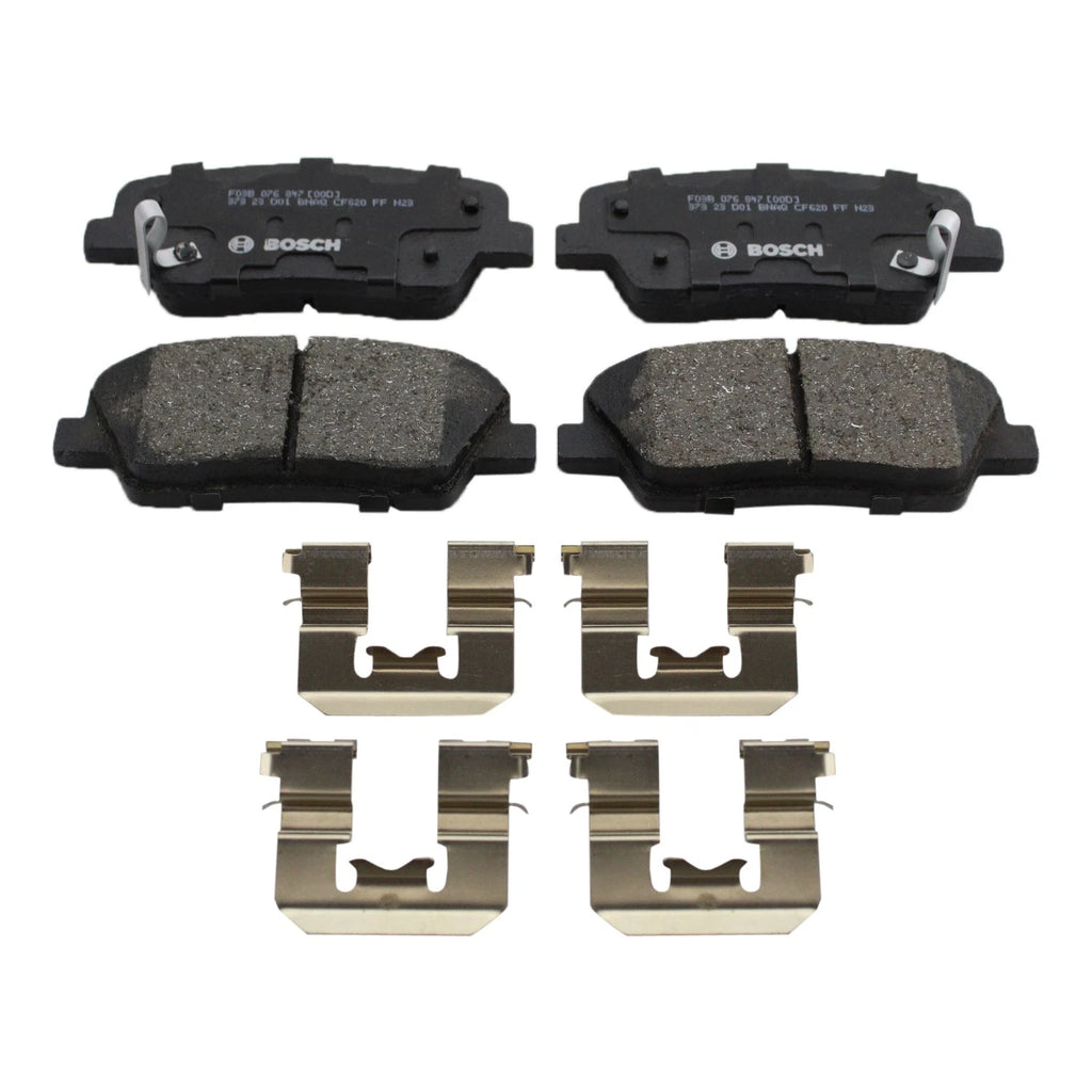 DuraGo Rear Rotors & Bosch QuietCast Ceramic Pads for Kia Sorento