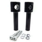 1in. Handlebar Riser Clamps Mounts Kit for Harley Motorcycle (6" Tall)