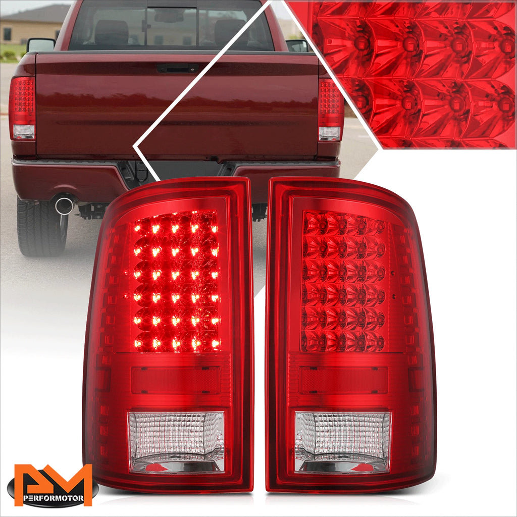 2X Full LED Tail Lights for Dodge Ram Pickup (2009–2017)