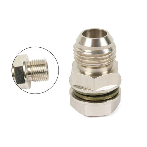 Set of 4 Turbo Oil Pan Return Drain Adapter Fittings for DIY Applications