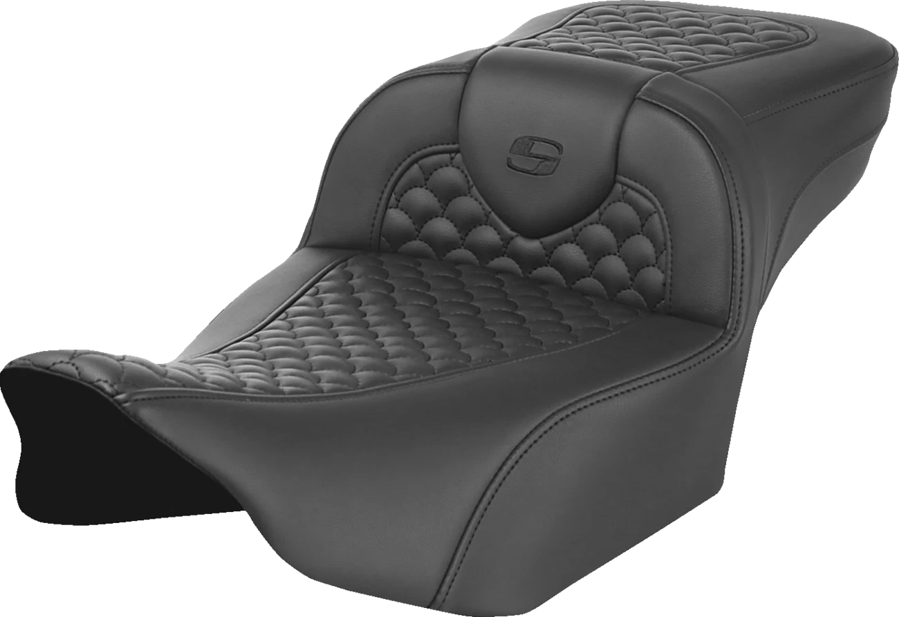 SADDLEMEN Roadsofa Seat for Motorcycle (w/o Backrest, Extended Reach)