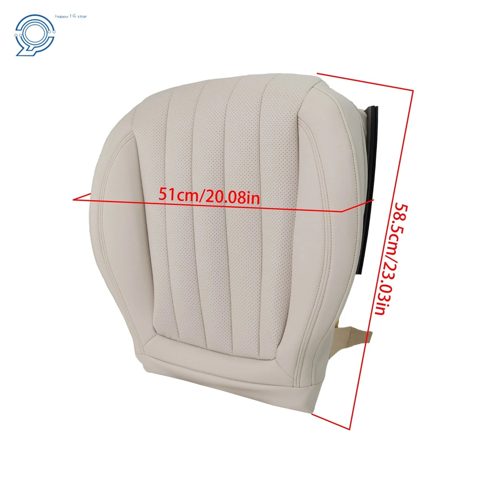 Tan Driver Bottom Seat Cover for Mercedes Benz E300 E350 E400 E450 (2017-2020)
